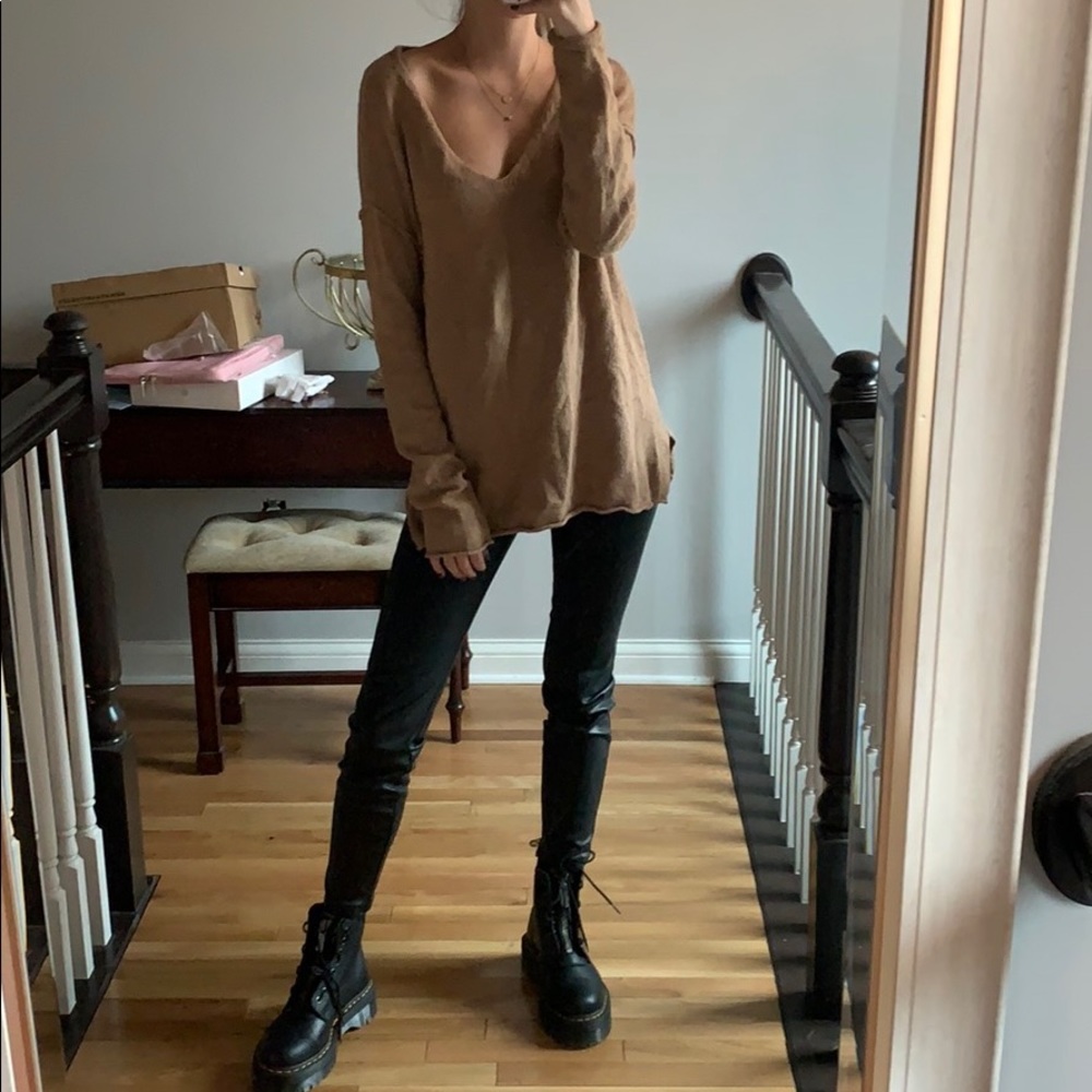 Tan Oversized Sweater